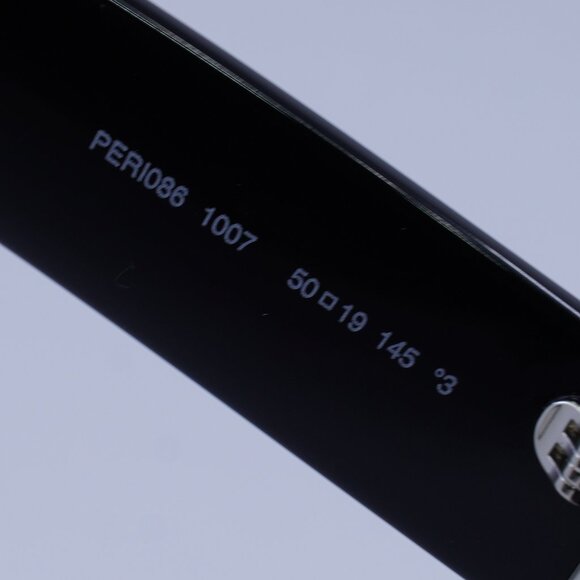 Palm Angels PERI086 HYDE 1007 Sunglasses Black Rectangle Frame, Dark Grey Lenses - Picture 9 of 11